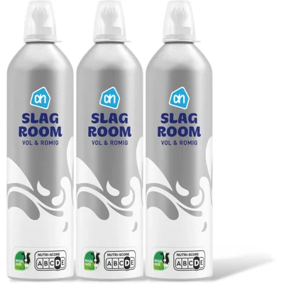 AH Slagroom vol & romig 3-pack