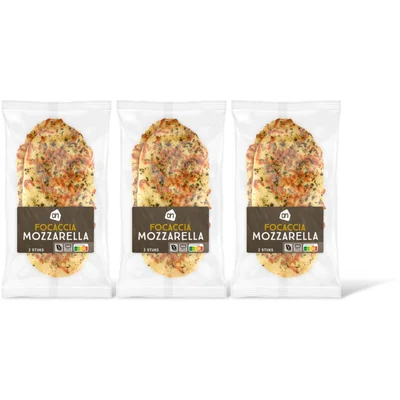 AH Focaccia mozzarella 3-pack