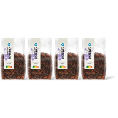 AH Rozijnen zongedroogd 4-pack
