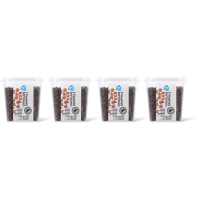 AH Puur chocolade druppels 4-pack