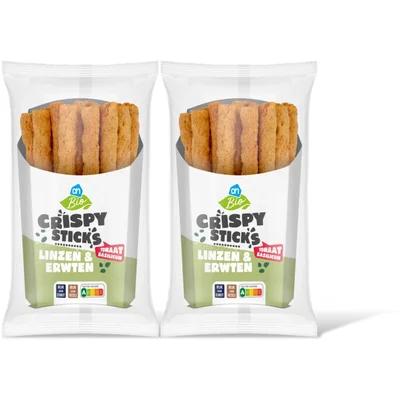 AH Biologisch Peulvruchtensticks tomaat basillicum 2pk