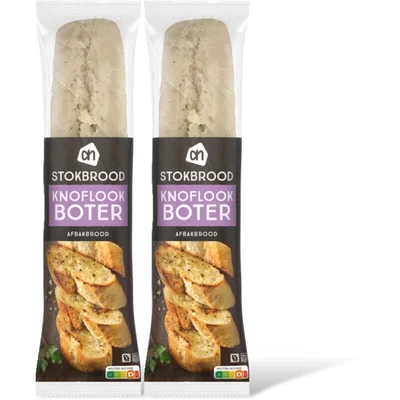 AH Stokbrood knoflookboter 2-pack