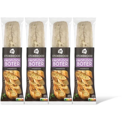 AH Stokbrood knoflookboter 4-pack