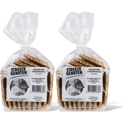 Streeckgenoten Goudse mini stroopwafels 2-pack