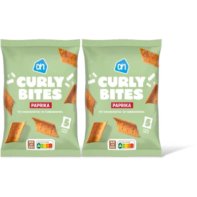 AH Curly bites paprika 2-pack