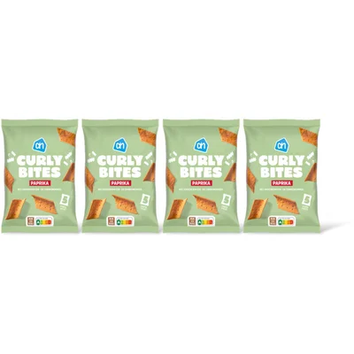 AH Curly bites paprika 4-pack