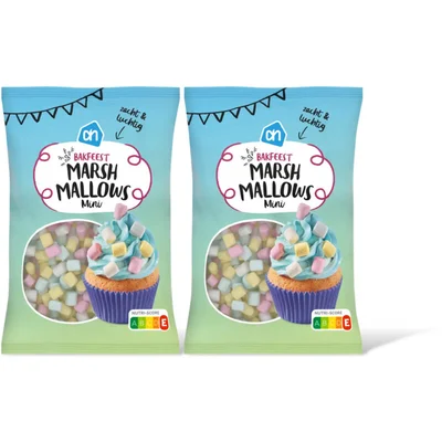 AH Bakfeest marshmallows mini 2-pack