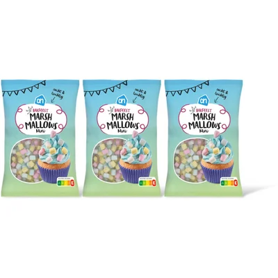 AH Bakfeest marshmallows mini 3-pack