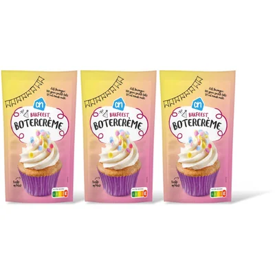AH Bakfeest botercreme 3-pack