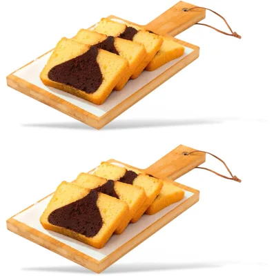 AH Roomboter cakeplakjes marmer 2-pack