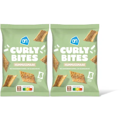 AH Curly bites hummusmaak 2-pack