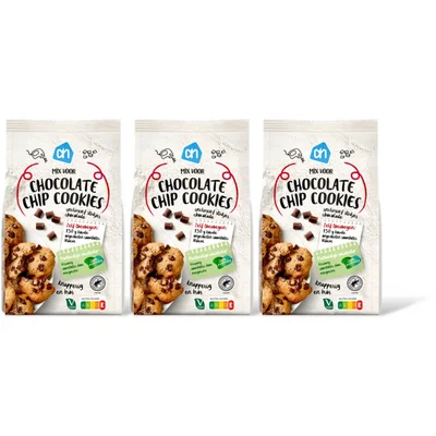 AH Mix voor chocolate chip cookies 3-pack