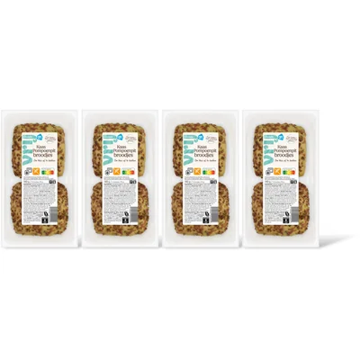AH Glutenvrij Kaas pompoenpit broodjes 4-pack
