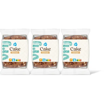 AH Glutenvrij Cake kaneel 3-pack