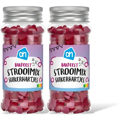 AH Strooimix suikerhartjes 2-pack