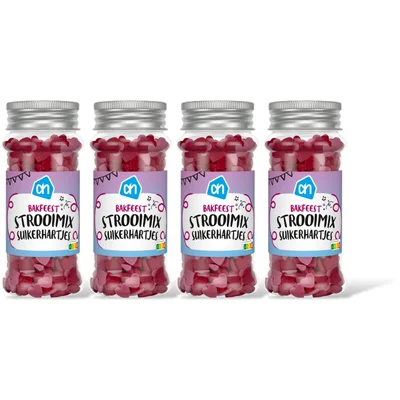 AH Strooimix suikerhartjes 4-pack