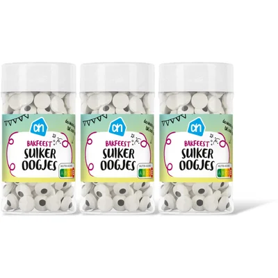 AH Bakfeest suikeroogjes 3-pack