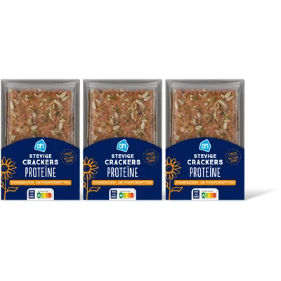 AH Proteine cracker zonne-pompoenpit pp 3pk