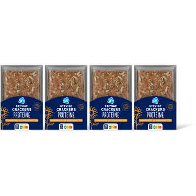 AH Proteine cracker zonne-pompoenpit pp 4pk