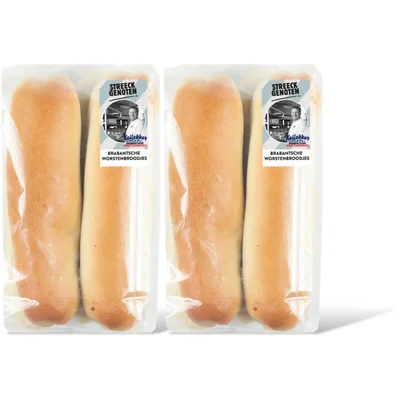 Streeckgenoten Brabantsche worstenbroodjes 2-pack