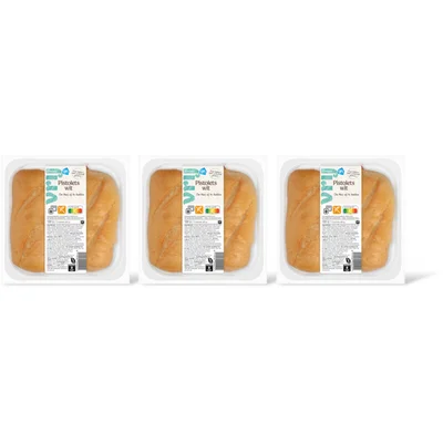 AH Glutenvrij Pistolets wit 3-pack