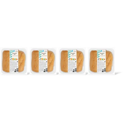 AH Glutenvrij Pistolets wit 4-pack
