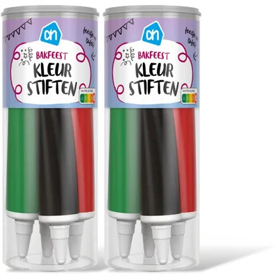 AH Bakfeest kleurstiften 2-pack
