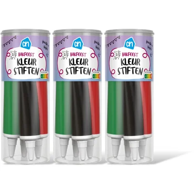 AH Bakfeest kleurstiften 3-pack