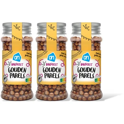AH Bakfeest gouden parels 3-pack