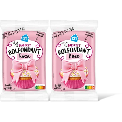 AH Rolfondant roze 2-pack