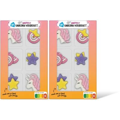 AH Versierset unicorn 2-pack