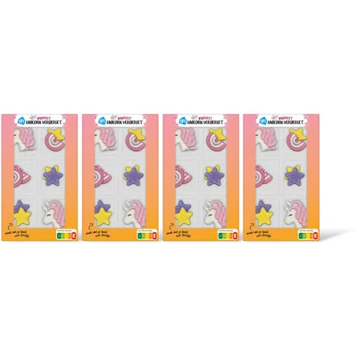 AH Versierset unicorn 4-pack