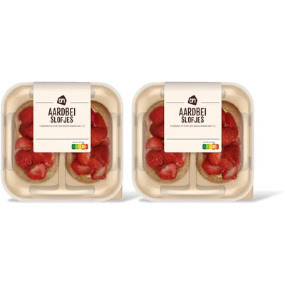 AH Aardbei slofjes 2-pack