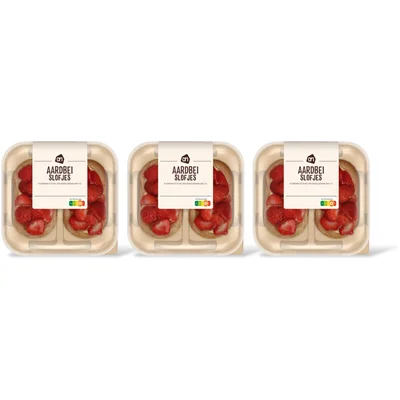 AH Aardbei slofjes 3-pack