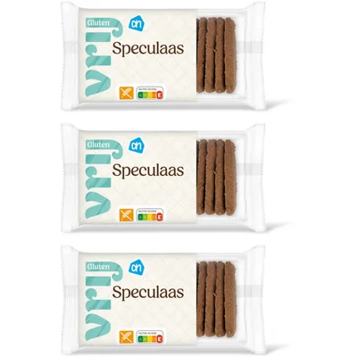 AH Glutenvrij Speculaas 3-pack