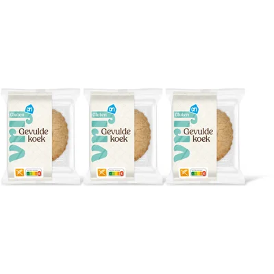 AH Glutenvrij Gevulde koek 3-pack