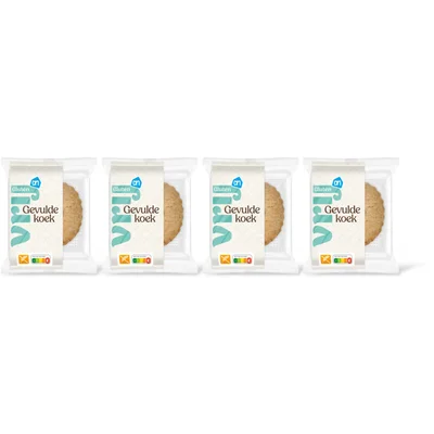AH Glutenvrij Gevulde koek 4-pack