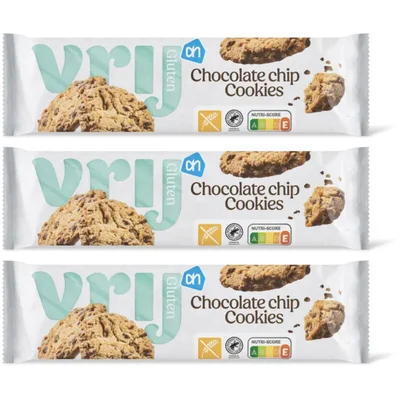 AH Glutenvrij Chocolate chip cookies 3-pack