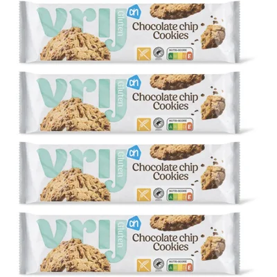 AH Glutenvrij Chocolate chip cookies 4-pack