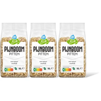AH Biologisch Pijnboompitten 3 pack