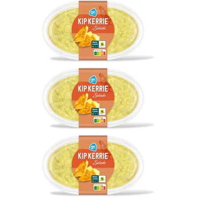 AH Kip kerrie salade 3-pack