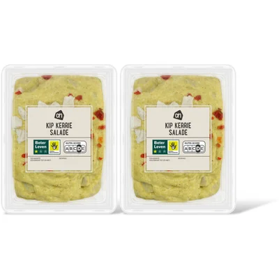 AH Kipkerrie salade 2-pack