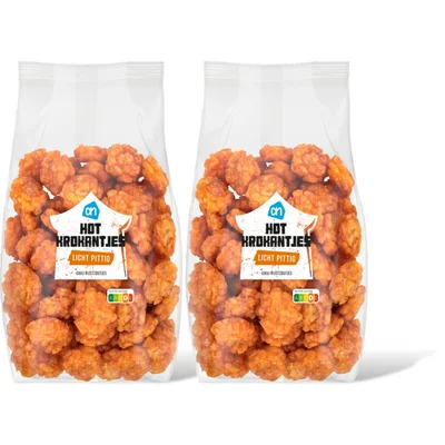 AH Hot krokantjes licht pittig 2-pack