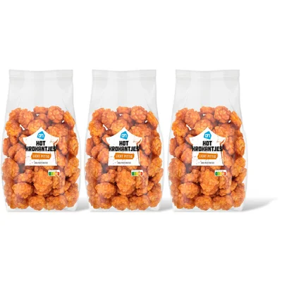 AH Hot krokantjes licht pittig 3-pack