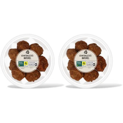 AH Gehaktballetjes naturel 2 pack