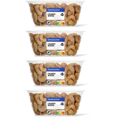 AH Cashewnoten ongezouten 4-pack