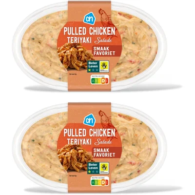 AH Pulled chicken teriyaki salade 2-pack