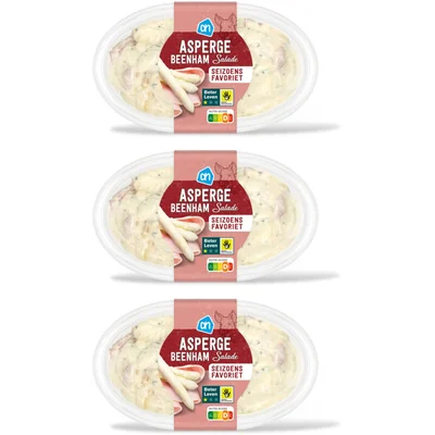 AH Asperge beenham salade 3-pack
