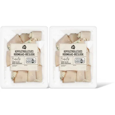 AH Kipfiletrolletjes roomkaas-bieslook 2-pk