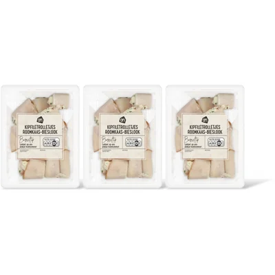 AH Kipfiletrolletjes roomkaas-bieslook 3-pk